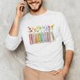 Applied Behavior Analysis Book Wildflower ABA RBT Therapist Premium Tri-Blend Unisex Long Sleeve T-Shirt