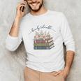 Barely Tolerable Book Lover Floral Quote Pride And Prejudice Unisex Long Sleeve T-Shirt