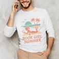 Book Girl Summer Book Reading Retro Sunset Unisex Long Sleeve T-Shirt Book Girl Summer Book Reading Retro Sunset Unisex Long Sleeve T-Shirt