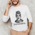 Book Lover Bent Over a Book Unisex Long Sleeve T-Shirt