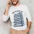 Book Lover Bookish Reader Bibliophile Book Nerd Titles Unisex Long Sleeve T-Shirt