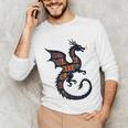Book Lover Bookworm Reading Books Dragon Unisex Long Sleeve T-Shirt