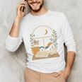 Book Lover Moonlight Reading Scene Night Unisex Long Sleeve T-Shirt Book Lover Moonlight Reading Scene Night Unisex Long Sleeve T-Shirt