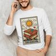 Book Reading Tarot Card The Reader Unisex Long Sleeve T-Shirt Book Reading Tarot Card The Reader Unisex Long Sleeve T-Shirt