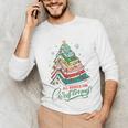 All Booked For Christmas Book Xmas Tree Lights Reading Girly Unisex Long Sleeve T-Shirt All Booked For Christmas Book Xmas Tree Lights Reading Girly Unisex Long Sleeve T-Shirt