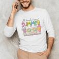 All Booked For Summer Reading Beach Floral Bookish Book Girl Unisex Long Sleeve T-Shirt