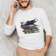 Books Cats Life Is Sweet Cats Books Lover Men Women Unisex Long Sleeve T-Shirt