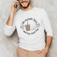 I Like My Books Spicy And My Coffee Icy Books Booktok Unisex Long Sleeve T-Shirt