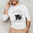 Cat Book For Women Life Is Better With Cats And Books Unisex Long Sleeve T-Shirt