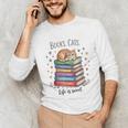 Cats Books Lover Men Women Unisex Long Sleeve T-Shirt