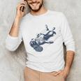 Cavalier King Charles Spaniel Book Nap Vintage Dog Mom Dad Unisex Long Sleeve T-Shirt