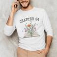 Chapter 24 Book Lovers & Readers 24th Birthday Wildflowers Unisex Long Sleeve T-Shirt Chapter 24 Book Lovers & Readers 24th Birthday Wildflowers Unisex Long Sleeve T-Shirt
