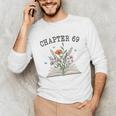 Chapter 69 Book Lovers & Readers 69th Birthday Wildflowers Unisex Long Sleeve T-Shirt Chapter 69 Book Lovers & Readers 69th Birthday Wildflowers Unisex Long Sleeve T-Shirt