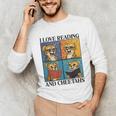 Cheetah Love Reading And Cheetahs Kids Bookworm Unisex Long Sleeve T-Shirt