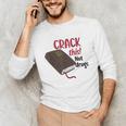 Christian Quote Holy Bible Crack This Book Not Drugs Unisex Long Sleeve T-Shirt Christian Quote Holy Bible Crack This Book Not Drugs Unisex Long Sleeve T-Shirt