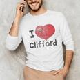Clifford The Big Red Dog I Heart Clifford Childrens Books Unisex Long Sleeve T-Shirt