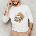 Coffee And Books Adult Books Lover Reading Unisex Long Sleeve T-Shirt
