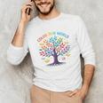 Color Our World Summer Reading Program 2025 Trippy Book Tree Unisex Long Sleeve T-Shirt Color Our World Summer Reading Program 2025 Trippy Book Tree Unisex Long Sleeve T-Shirt