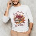 Cozy Readers Book Society Fall Autumn Floral Pumpkin Season Unisex Long Sleeve T-Shirt Cozy Readers Book Society Fall Autumn Floral Pumpkin Season Unisex Long Sleeve T-Shirt