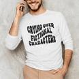 Crying Over Fictional Characters Book Lovers Unisex Long Sleeve T-Shirt Crying Over Fictional Characters Book Lovers Unisex Long Sleeve T-Shirt