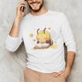 Cute Bee Reading Book Teacher Student Reader Graphic For Men Women Kids Unisex Long Sleeve T-Shirt Cute Bee Reading Book Teacher Student Reader Graphic For Men Women Kids Unisex Long Sleeve T-Shirt