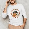 Cute Cat Fall In Love With Reading Book Cat Lover Librarian Unisex Long Sleeve T-Shirt Cute Cat Fall In Love With Reading Book Cat Lover Librarian Unisex Long Sleeve T-Shirt