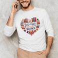 Cute Just A Girl Who Loves Books Heart Shape Reader Unisex Long Sleeve T-Shirt