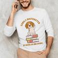 Easily Distracted By Beagles And Books Beagle Dog Unisex Long Sleeve T-Shirt