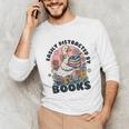 Easily Distracted By Books Read Goose Lover Bookworm Reading Unisex Long Sleeve T-Shirt Easily Distracted By Books Read Goose Lover Bookworm Reading Unisex Long Sleeve T-Shirt