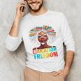 Education Is Freedom Afro Books Unisex Long Sleeve T-Shirt