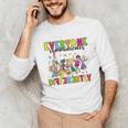 Everyone Communicates Differently Book Teacher Outfit Unisex Long Sleeve T-Shirt
