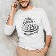 What Excellent Boiled Potatoes Book Lover Vintage Literature Unisex Long Sleeve T-Shirt