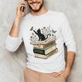 Fantasy Drama Tragedy Cat Book Lover Reading Humor Unisex Long Sleeve T-Shirt Fantasy Drama Tragedy Cat Book Lover Reading Humor Unisex Long Sleeve T-Shirt