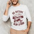 Go Outside Read a Book Vintage Bibliophiles Unisex Long Sleeve T-Shirt Go Outside Read a Book Vintage Bibliophiles Unisex Long Sleeve T-Shirt