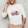 Halloween Book Lover Ghost Witch Books & Pumpkins Unisex Long Sleeve T-Shirt