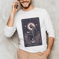 High Priestess Tarot Art Celestial Mystic Book Lover Unisex Long Sleeve T-Shirt High Priestess Tarot Art Celestial Mystic Book Lover Unisex Long Sleeve T-Shirt