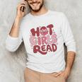 Hot Girls Read Book Lover Feminist Reader Premium Tri-Blend Unisex Long Sleeve T-Shirt