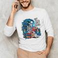 Hot Tea & Spicy Books Skeleton Reader Unisex Long Sleeve T-Shirt