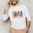 I'm With The Banned Books – Book Lover Librarian Reading Unisex Long Sleeve T-Shirt