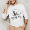 Introverted But Willing To Discuss Cats And Books Unisex Long Sleeve T-Shirt Introverted But Willing To Discuss Cats And Books Unisex Long Sleeve T-Shirt