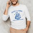 Just a Girl Who Loves Books Book Lover Bookish Unisex Long Sleeve T-Shirt