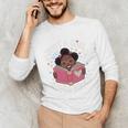 Just A Girl Who Loves Books Cute African American Afro Unisex Long Sleeve T-Shirt Just A Girl Who Loves Books Cute African American Afro Unisex Long Sleeve T-Shirt