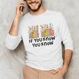 If You Know You Know 6 7 Reading Books Merry Christmas Unisex Long Sleeve T-Shirt