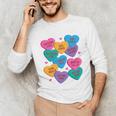 Librarian Shirt Valentines Book Worm Reading Tshirt Premium Tri-Blend Unisex Long Sleeve T-Shirt