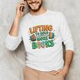 Lifting To Hold More Books Weightlifting Workout Gym Lover Unisex Long Sleeve T-Shirt Lifting To Hold More Books Weightlifting Workout Gym Lover Unisex Long Sleeve T-Shirt