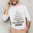 Live Laugh & Love Books Reading Butterfly Book Lover Bookish Premium Unisex Long Sleeve T-Shirt Live Laugh & Love Books Reading Butterfly Book Lover Bookish Premium Unisex Long Sleeve T-Shirt
