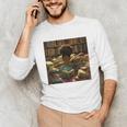 Melanin Afro Women Educated Reading Book History Girls Unisex Long Sleeve T-Shirt Melanin Afro Women Educated Reading Book History Girls Unisex Long Sleeve T-Shirt