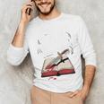 Murder Mystery And a Cup Of Tea Book Humor Unisex Long Sleeve T-Shirt Murder Mystery And a Cup Of Tea Book Humor Unisex Long Sleeve T-Shirt