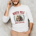 North Pole Book Club Hot Cocoa Bookworm Christmas Xmas Unisex Long Sleeve T-Shirt North Pole Book Club Hot Cocoa Bookworm Christmas Xmas Unisex Long Sleeve T-Shirt