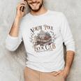 North Pole Book-Club Hot Cocoa Served Daily Christmas Book Unisex Long Sleeve T-Shirt